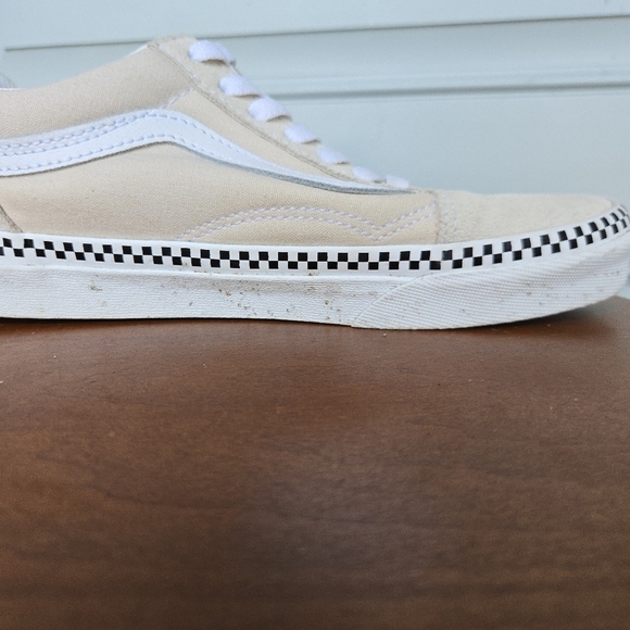 Vans Old Skool Checkerboard Foxing Sneakers - Picture 8 of 9